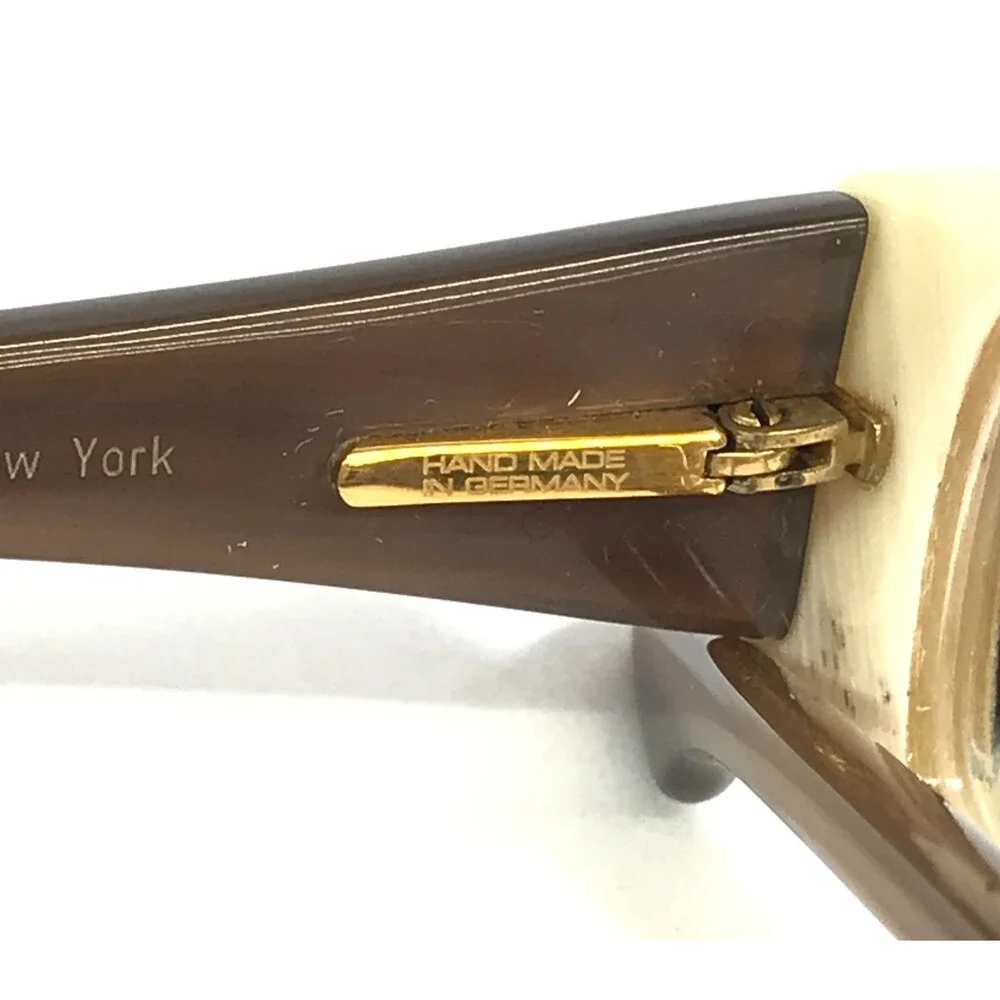Morgenthal Frederics Eyeglasses Frames LUKAS col. H36-H30 Genuine Horn 48-18-140